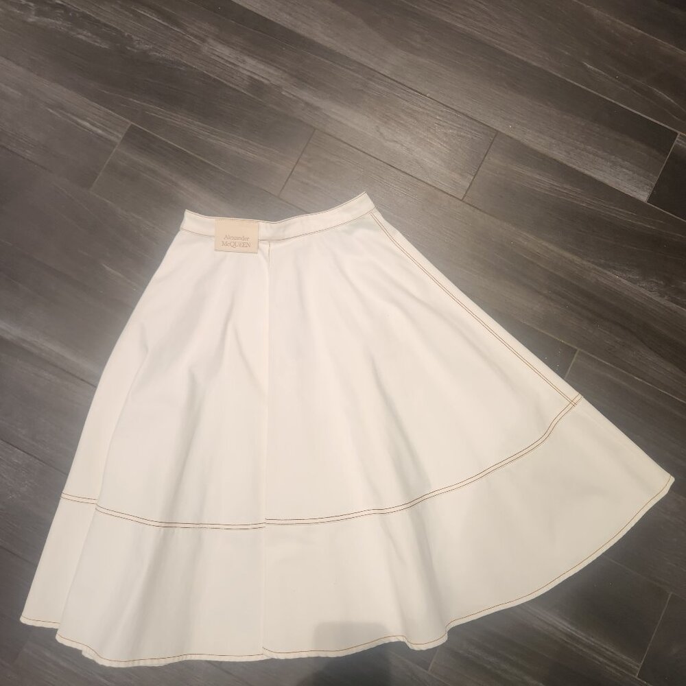 White skirt